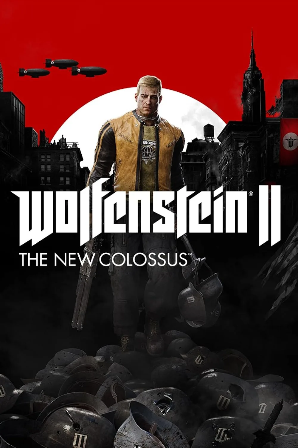 Wolfenstein II: The New Colossus video game cover