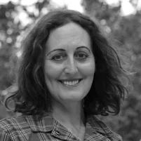 Black and white photo of Ajae Clearway, Performance Capture Showrunner
